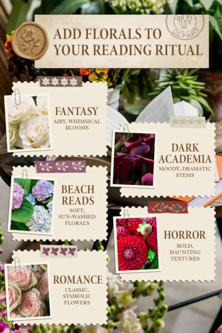 Add florals to your reading ritual
